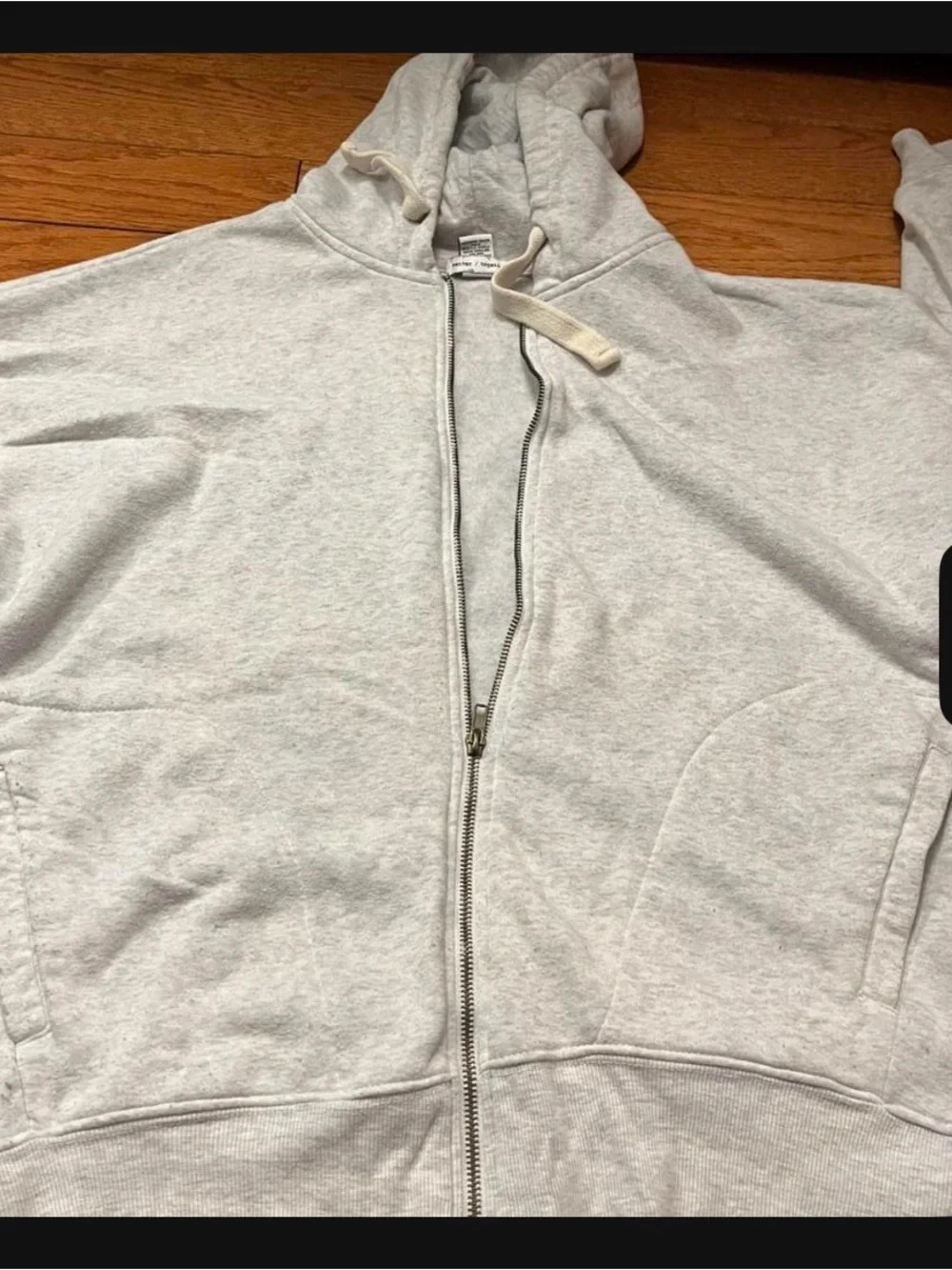 Better Together Men's Light Gray Zip-Up Sweater Hoodie